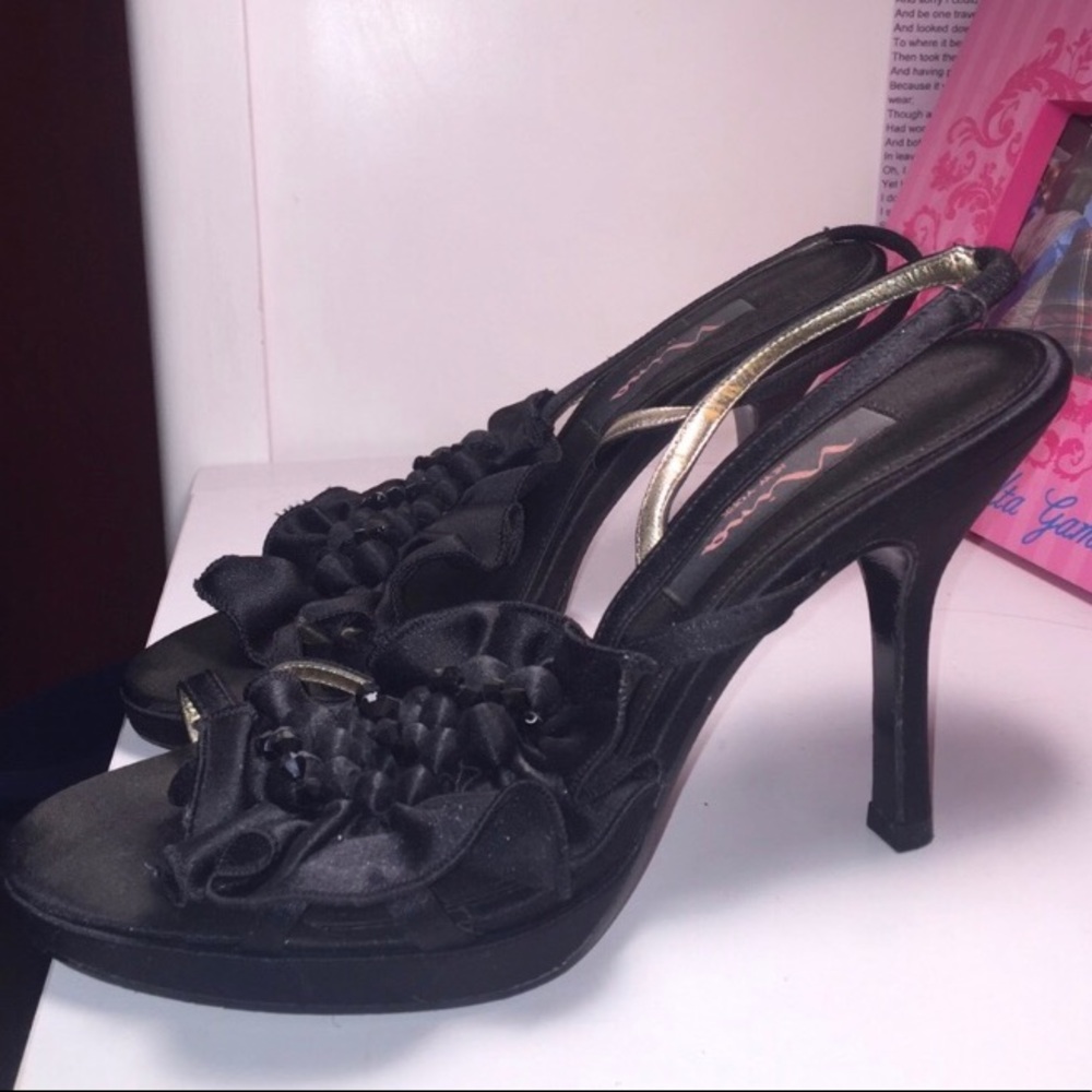 Nina black heels